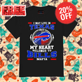 thumbnail image 1 of Buffal0 Billsz I May Live In Texas But My Heart Belongs To Bills Mafia 2024 Shirt, 1 of 5