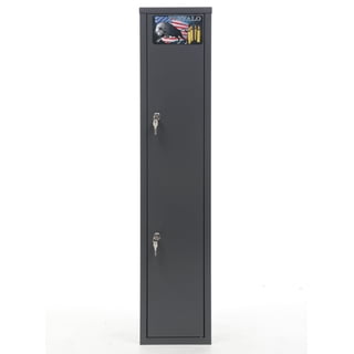 Buffalo 1115 Gun Rifle Shotgun Metal Small Security Cabinet Safe Storage with Separate Pistol/Ammo Area