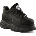 thumbnail image 1 of Buffalo 1339-14 2.0 Men's Lace Up Leather Platform Trainers In Black Size 12, 1 of 6