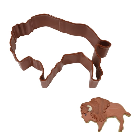 Buffalo 4" Cookie Cutter Brown