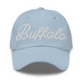 thumbnail image 1 of Buffalo Baseball Cap Buffalo Dad Hat Bold Script Texas TX Hat Embroidered Souvenir Gift Light Blue, 1 of 2