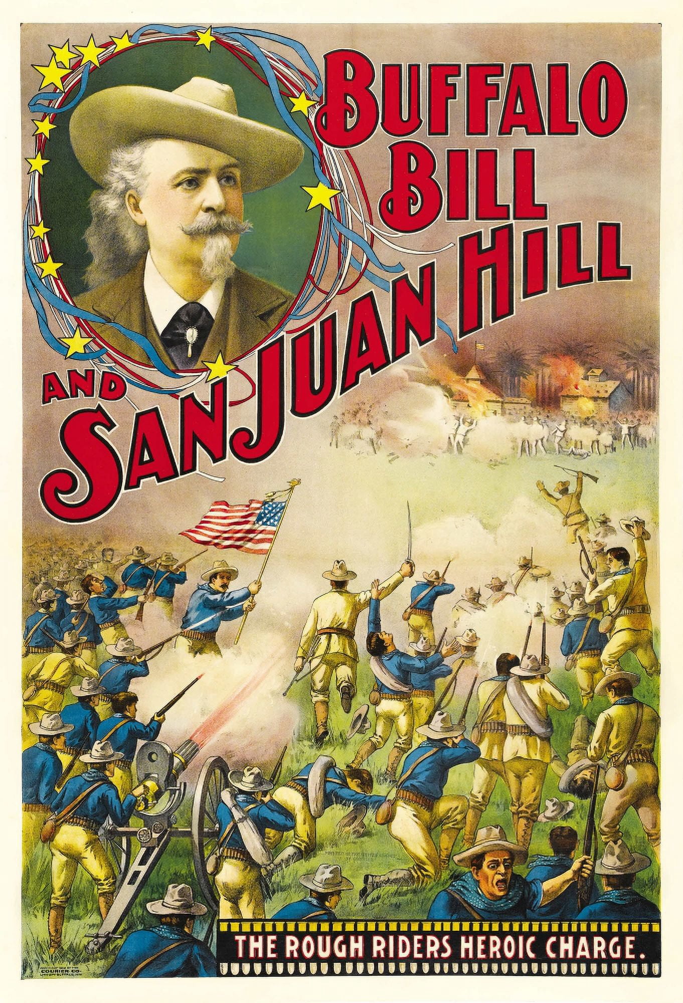 Buffalo Bill And San Juan Hill Canvas Art -  (11 x 17)