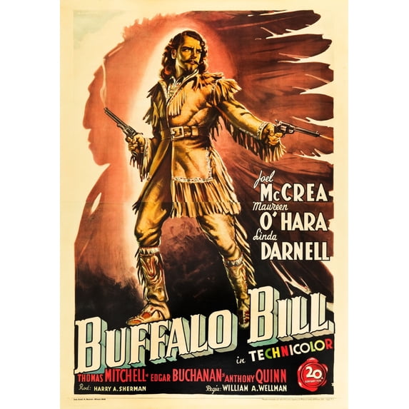 Buffalo Bill Movie Poster Masterprint