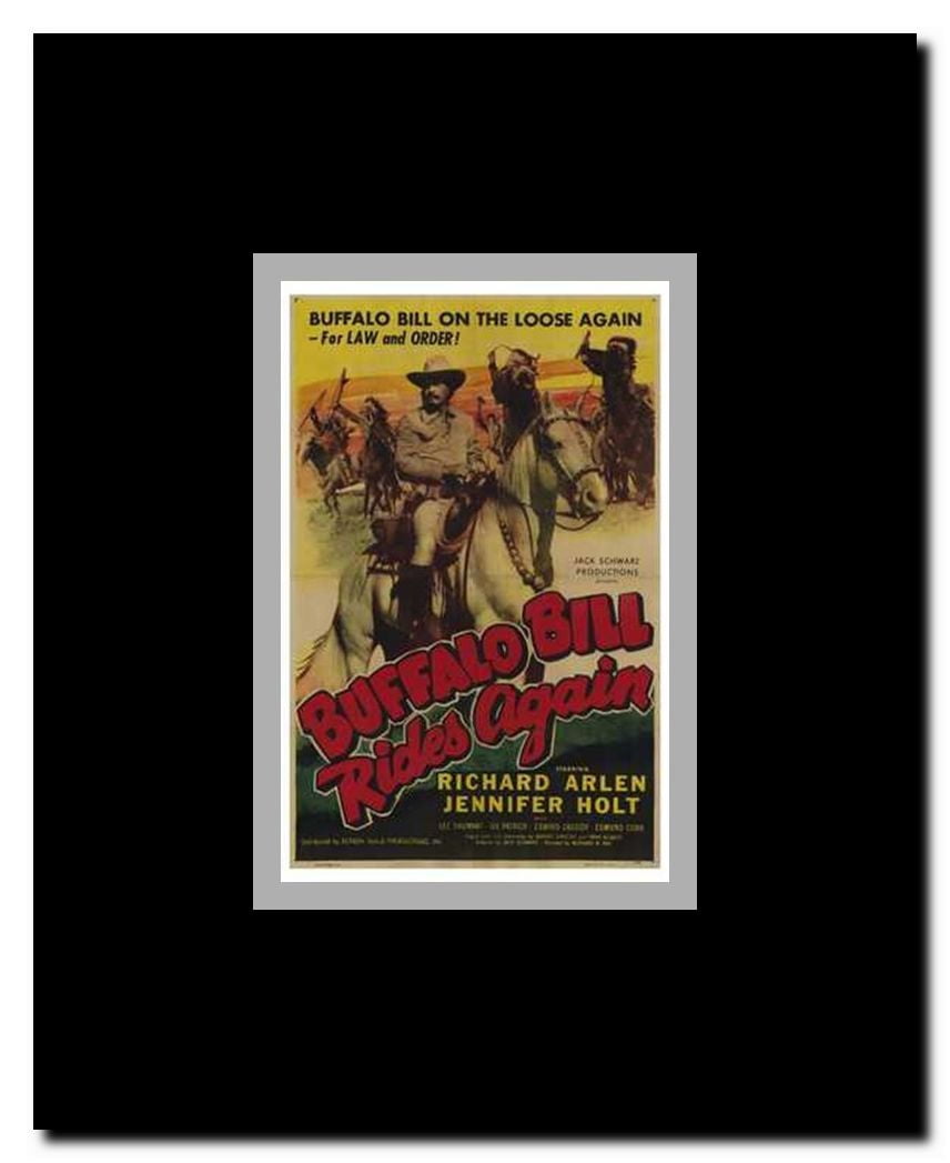 Buffalo Bill Rides Again Framed Movie Poster
