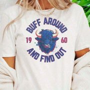 Buffalo Bill Shirt, Buffalo Football, Buffalo Bill Gift, Vintage Buffalo Bill, Buffalo Football Sweatshirt, Game Day ShirtFashionable Breathable T-Shirt-Unisex Loose - Fit Comfortable Vintage Street
