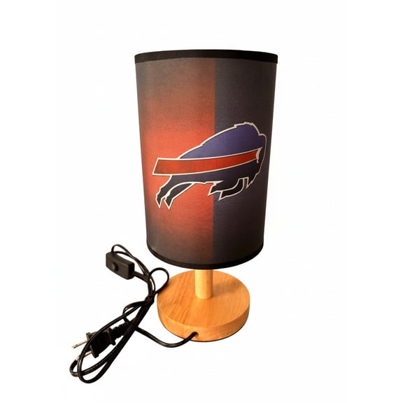 Buffalo Bill Table Lamp Night Light Wood Base Room Decoration or Great Gift Ideas