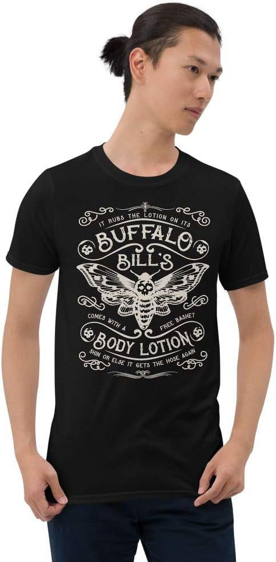 Buffalo Bill's Body Lotion Label Silence of Lamb T-Shirt - Walmart.com