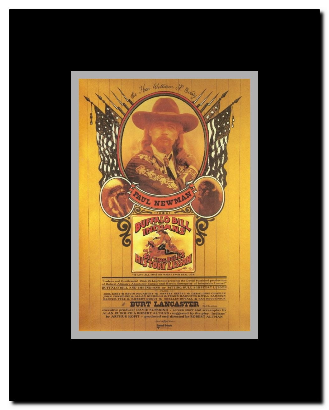 Buffalo Bill & the Indians Framed Movie Poster