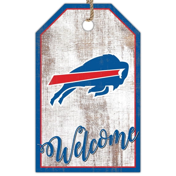 Buffalo Bills 11'' x 19'' Welcome Team Tag Sign
