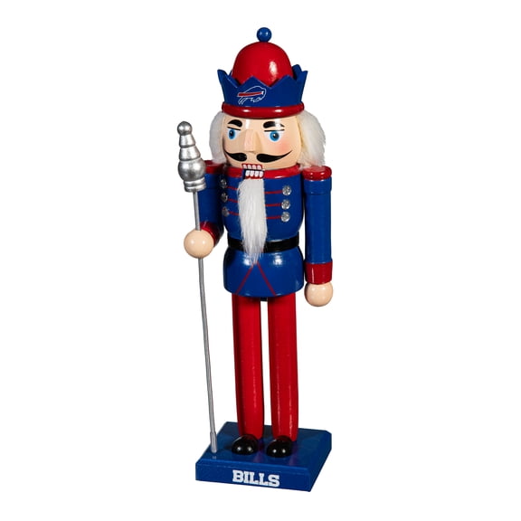 Buffalo Bills 12" Wooden Nutcracker Statue