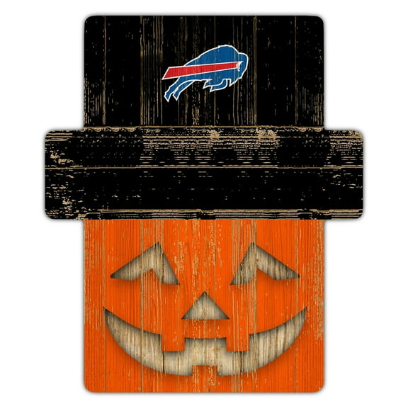 Buffalo Bills 12" x 12" Jack-O-Lantern Display