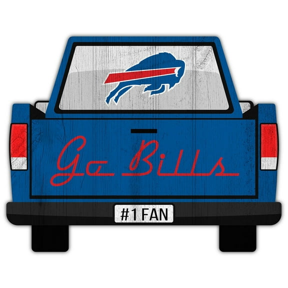 Buffalo Bills 12'' x 12'' Truck Back D-cor