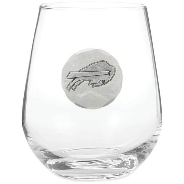 Buffalo Bills 15oz. Stemless Wine Glass