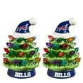 thumbnail image 1 of Buffalo Bills 2-Pack 4" Ceramic LED Christmas Tree Set, 1 of 3