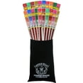 thumbnail image 1 of Buffalo Bills 20-Piece Ole' Smokies Beef Stick Black Velour Wine Gift Bag (20 assorted sticks), 1 of 5