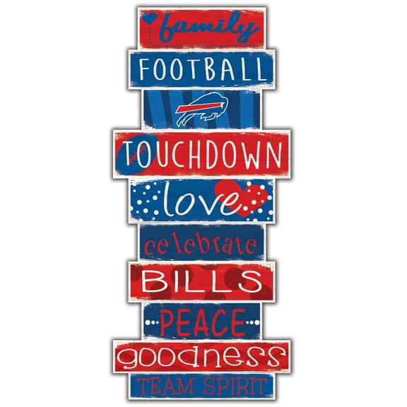 Buffalo Bills 5'' x 24'' Celebrations Stack Sign