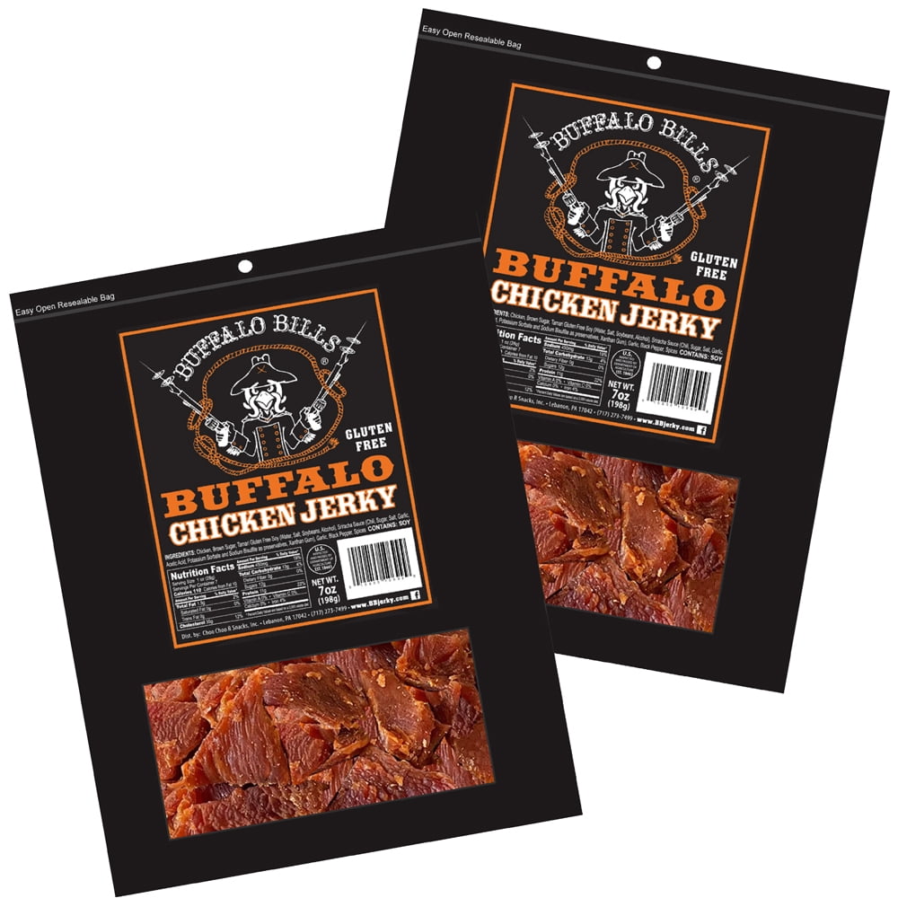 Buffalo Bills Buffalo Chicken Jerky 7oz Packs (2 Packs Of Chicken Jerky)