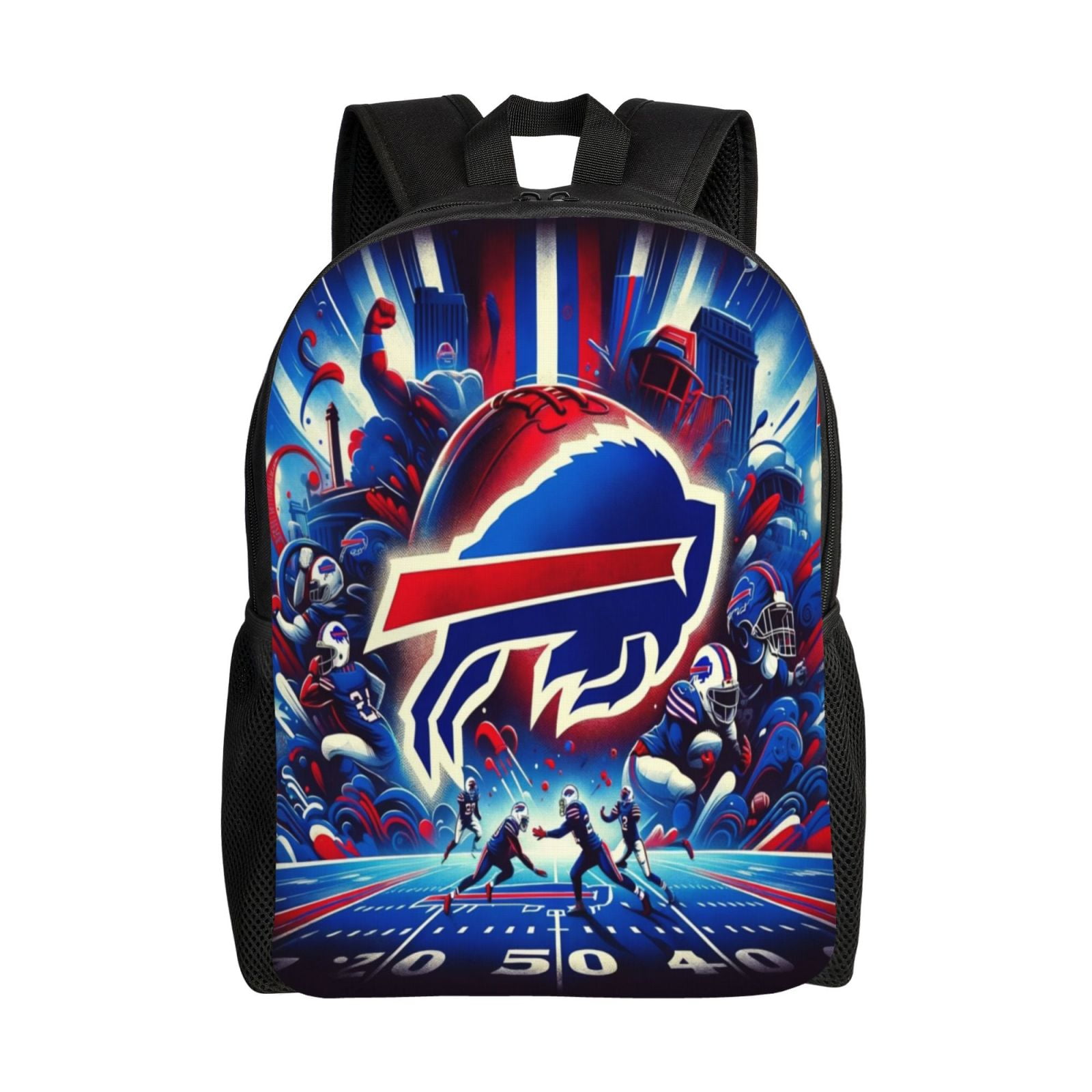 Buffalo_Bills Fans Logo Unisex Backpack Travel Large Capacity Portable ...