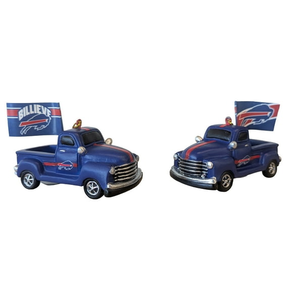 Buffalo Bills Hangable 3" Rally Truck Two-Piece Statue Set