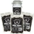 thumbnail image 1 of Buffalo Bills Hickory Smoked Beef Jerky 3 Bag Starter Kit (3 bags and 1 jar), 1 of 6