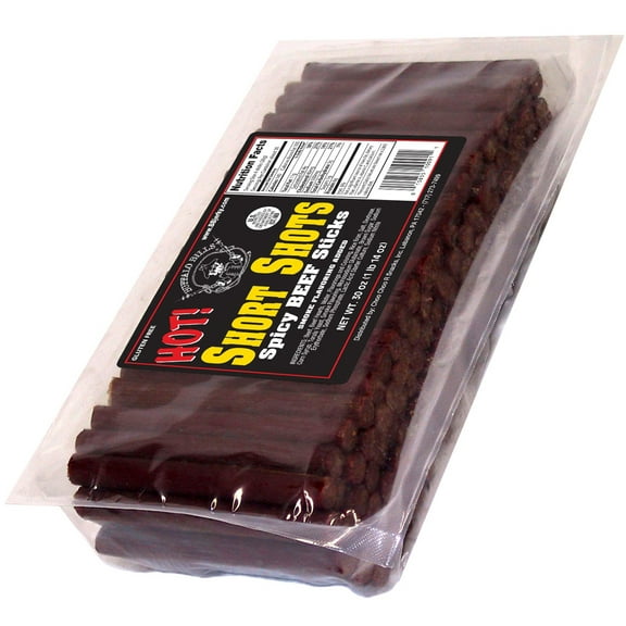 Buffalo Bills Hot Short Shots (120 hot and spicy 3.5" beef sticks per 30oz bag)