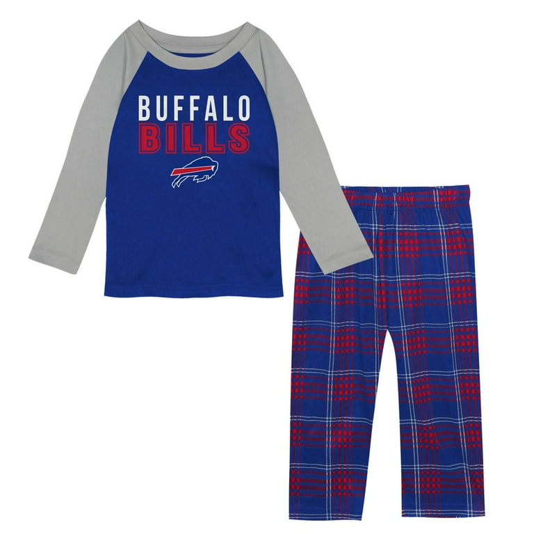Buffalo Bills Inf Tod 2PC PJ Set 9K1I2FG47 12M Walmart