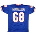 Buffalo Bills Joe DeLamielleure Autographed Blue Jersey "HOF 03