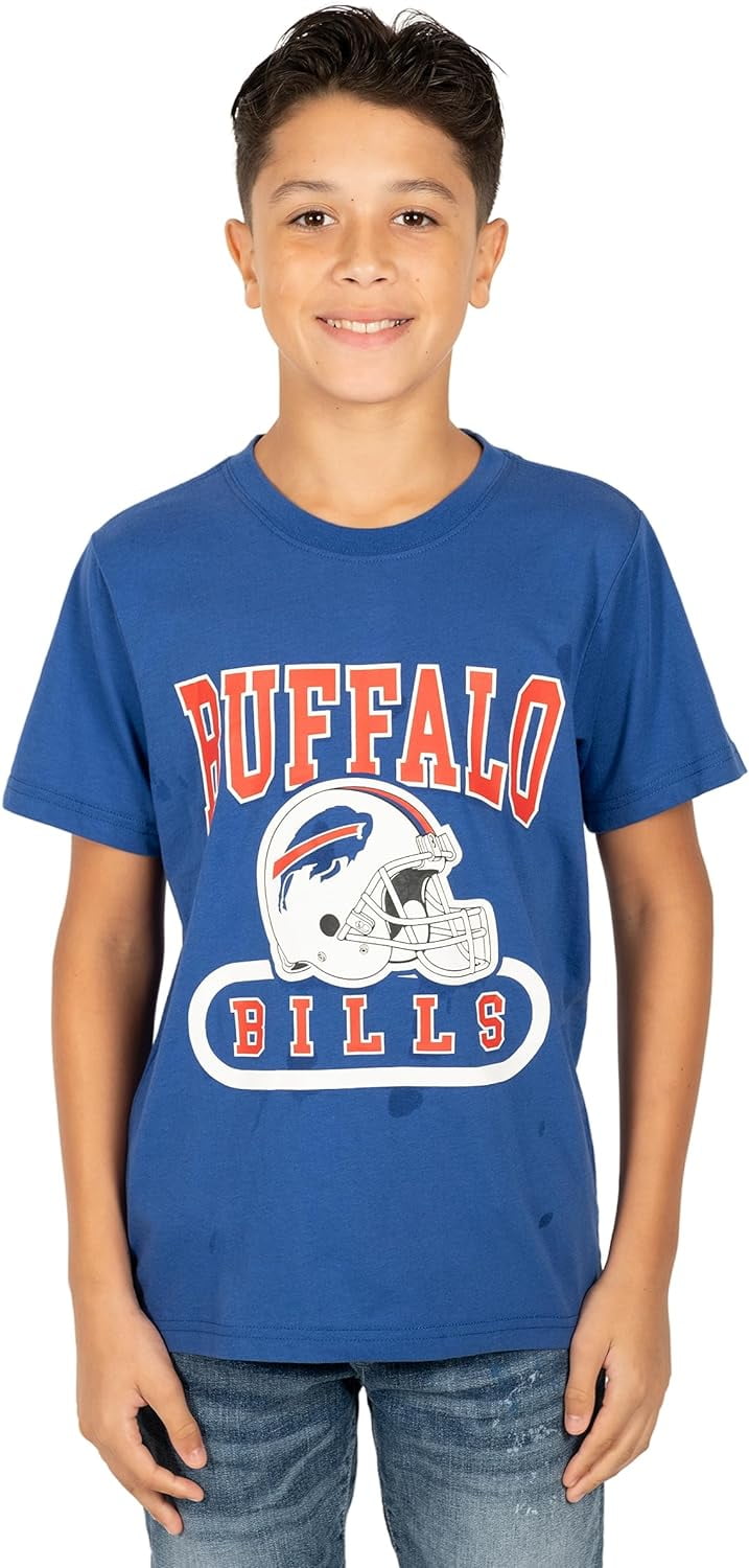 Buffalo Bills Kids Short Sleeve Shirt for Boys and Girls Sports Football Team Logo for Baseball Fans Gifts Walmart