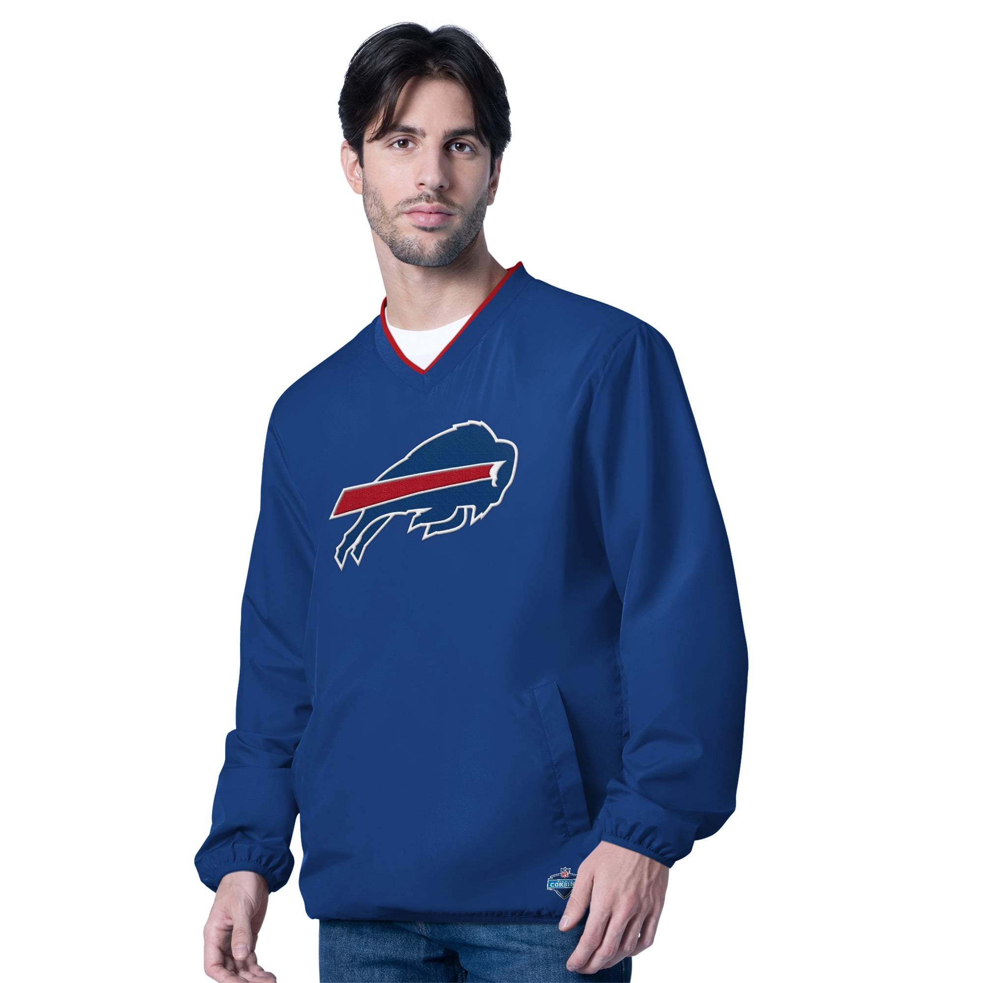 Buffalo Bills Men's NFL Combine Long Sleeve V-Neck Pullover Jacket