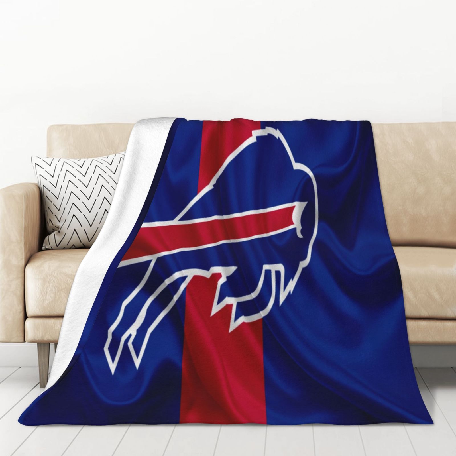 BuffaloBills Normal Throw Blanket 50"X70" Ultra Soft Cozy Warm