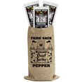 thumbnail image 1 of Buffalo Bills Pepper 5oz Faire Sack Huzzah Beef Jerky in Burlap Wine Bag (3 packs pepper beef jerky), 1 of 6