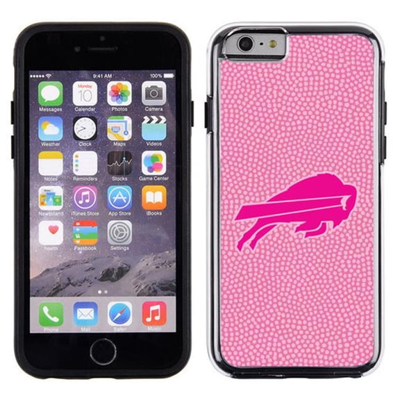 Buffalo Bills Phone Case Pink Football Pebble Grain Feel iPhone 6 - Pink
