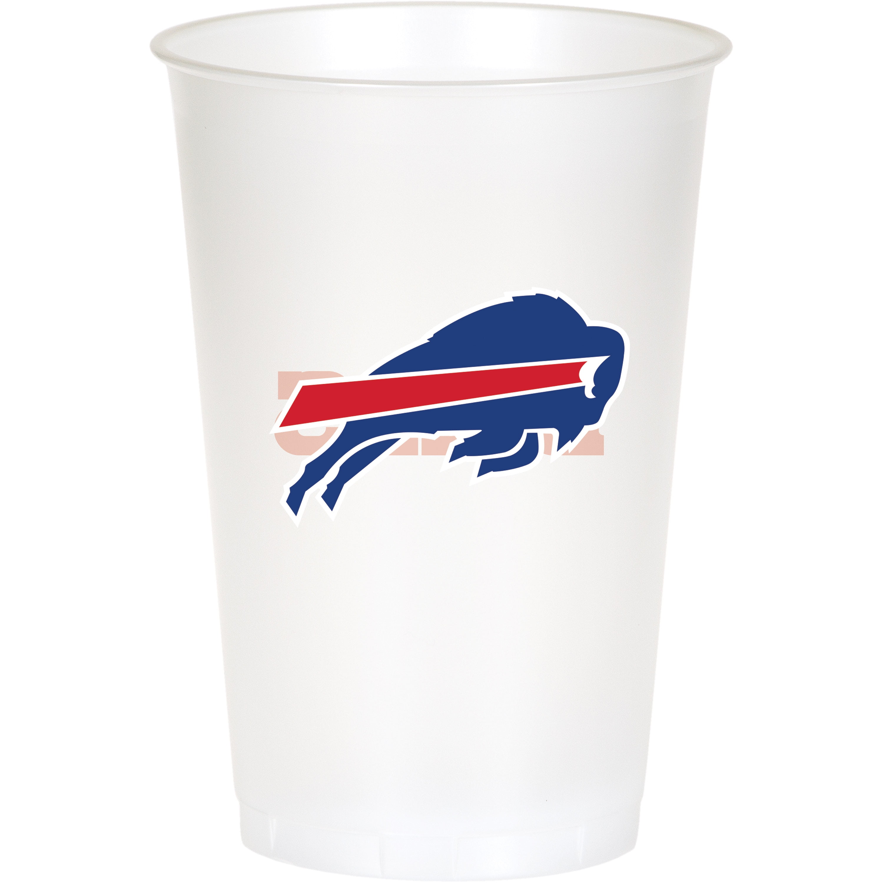 Buffalo Bills Plastic Cups, 24 Count for 24 Guests