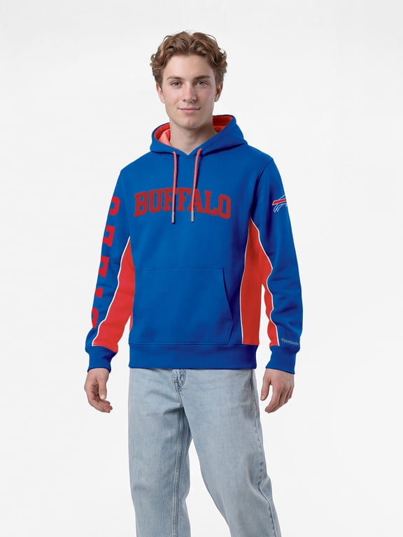 Reebok Mens Colorblocked Hooded Sweatshirt
