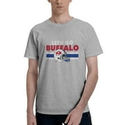 Buffalo_Bills T-Shirt Men'S Short Sleeved Standard T-Shirt, High-Quality, Soft And Sweat Wicking
