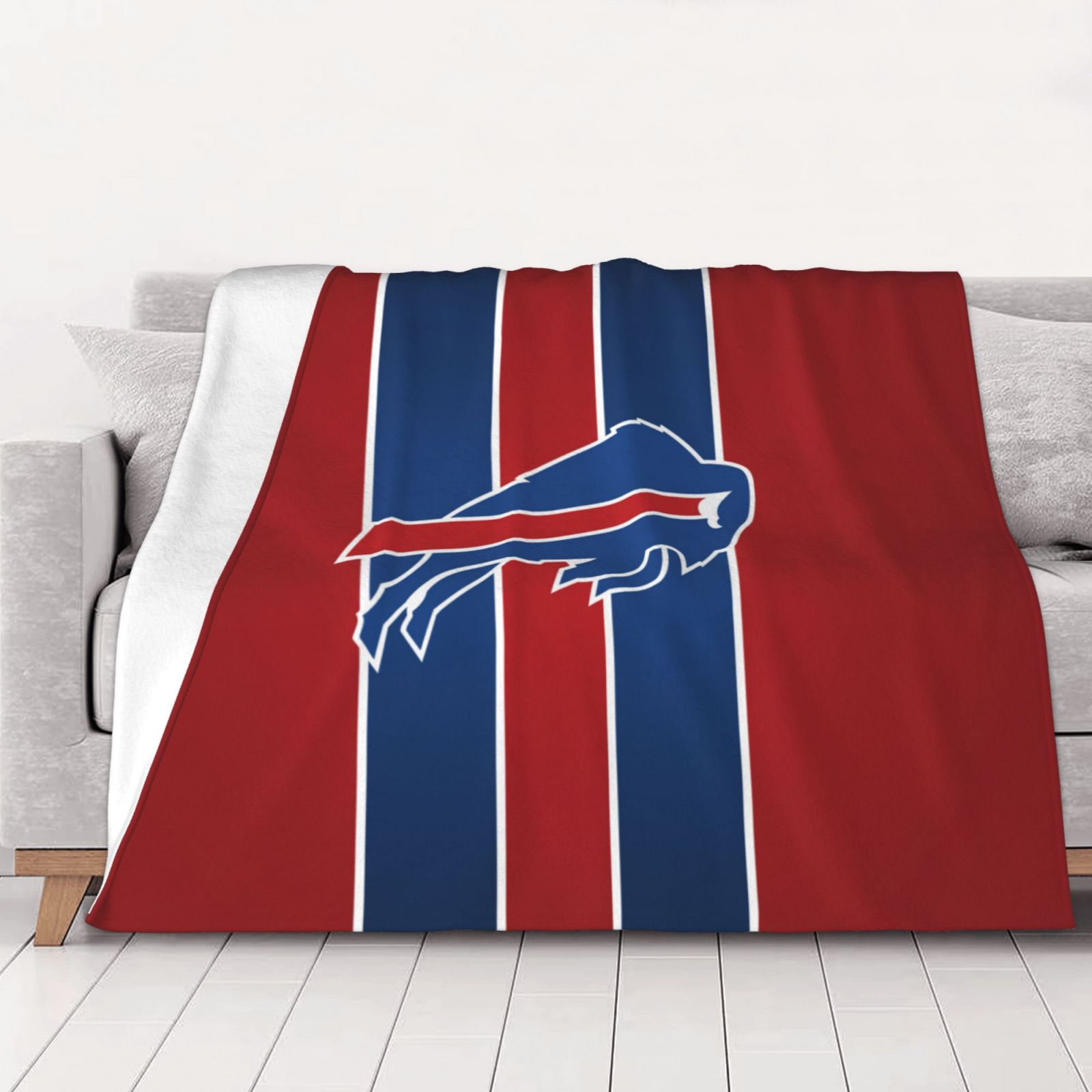 BuffaloBills Thicken Throw Blanket 80"X60" Ultra Soft Cozy Warm