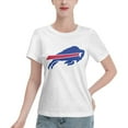 Buffalo_Bills Women's Casual T Shirt Cotton Popular Active T Shirt