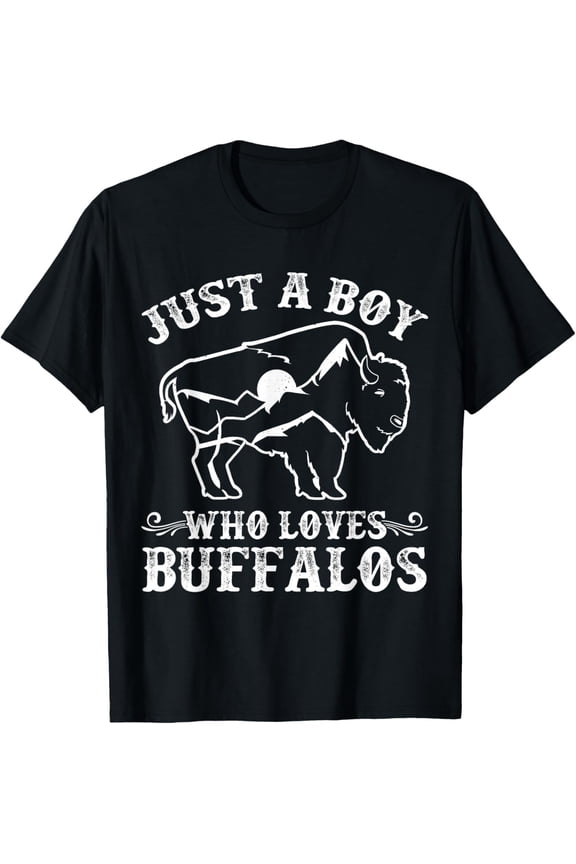 Buffalo Bison Toddler Boys Kids T-Shirt