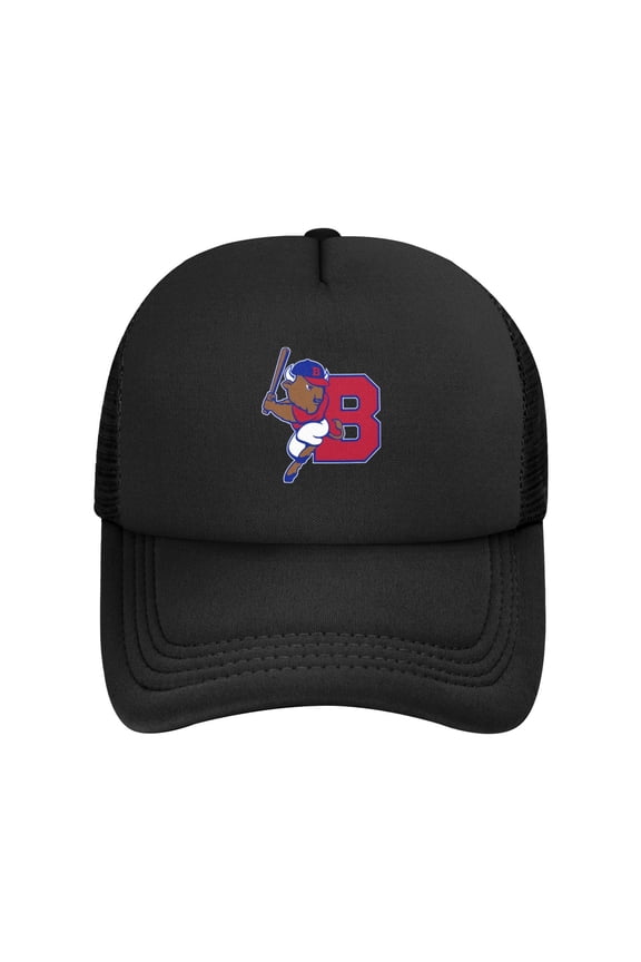 Buffalo Bisons Solid Color Lightweight Adult Mesh Baseball Cap