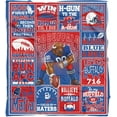 thumbnail image 1 of Buffalo Blanket Gifts for Men Boys Kids Women Football Fans Team Color Throw Blanket Merch, 50x60 Inches, 1 of 3