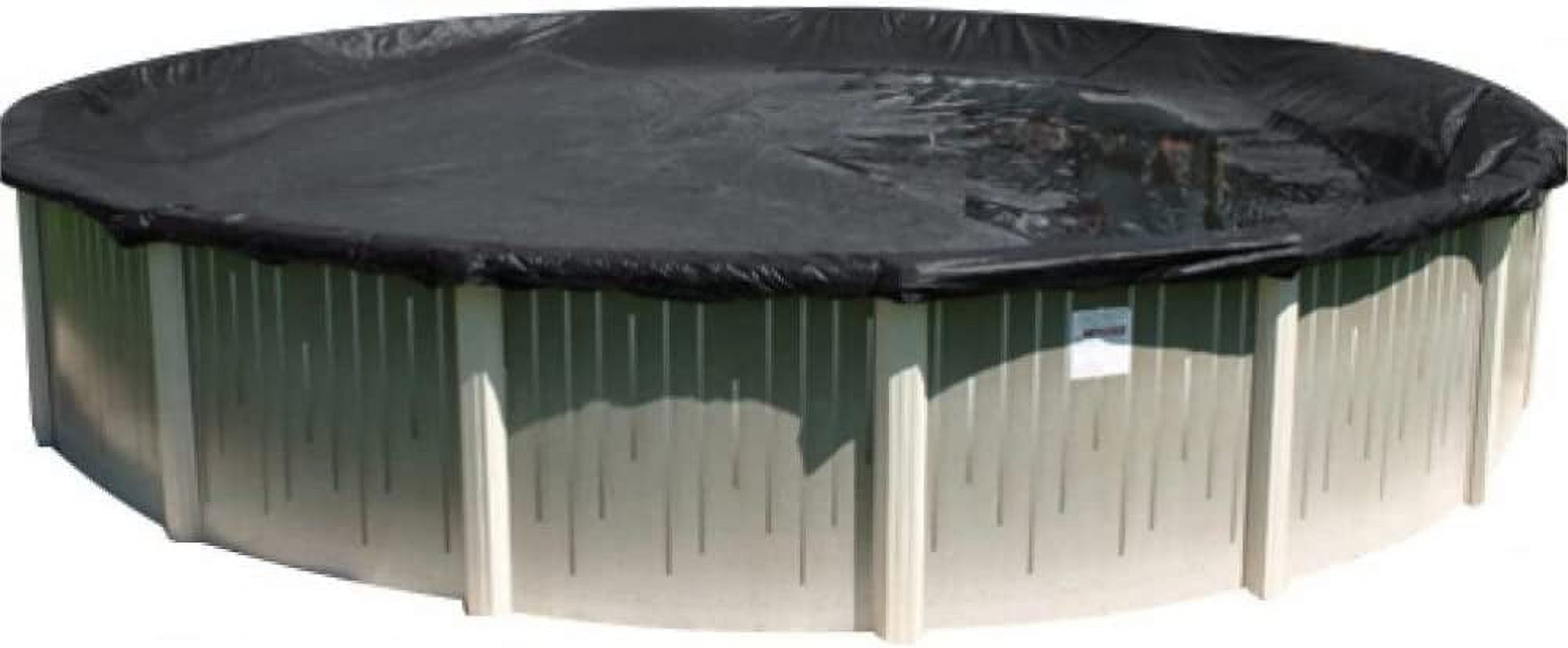 Buffalo Blizzard 24' Round Blue/Black Polyethylene Pool Cover