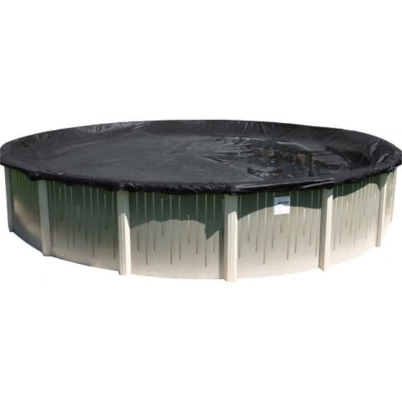 Buffalo Blizzard Economy Blue/Black Round Swimming Pool Winter Cover, 15'
