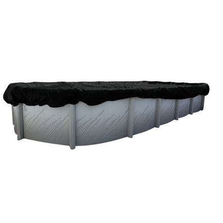 Buffalo Blizzard Micro Mesh Black Winter Cover for 16' x 32' Oval Swimming Pool