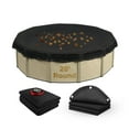thumbnail image 1 of Buffalo Blizzard Round Winter Micro Mesh Swimming Pool Cover with Leaf Net, 28', 1 of 6