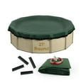 thumbnail image 1 of Buffalo Blizzard Supreme Plus Green/Black Round Winter Swimming Pool Cover with Cover Clips, 21', 1 of 8