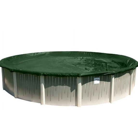 Buffalo Blizzard Supreme Plus Green/Black Winter Cover for a 27'/28' Round Pool
