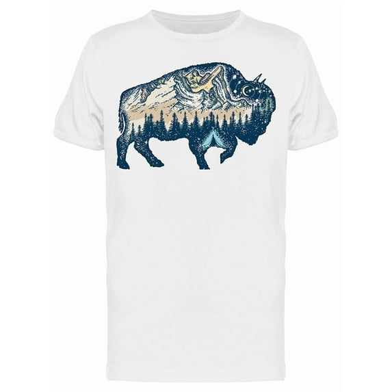 Buffalo Bull Tattoo Tee Men's -Image by Shutterstock