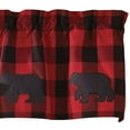 thumbnail image 1 of Buffalo Check Bear Applique Valance - 60x14 - Park Designs, 1 of 1