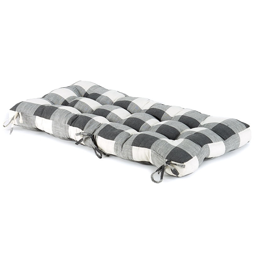 Buffalo Check Plaid Indoor Seat Cushion Red, Kitchen Bench Pads