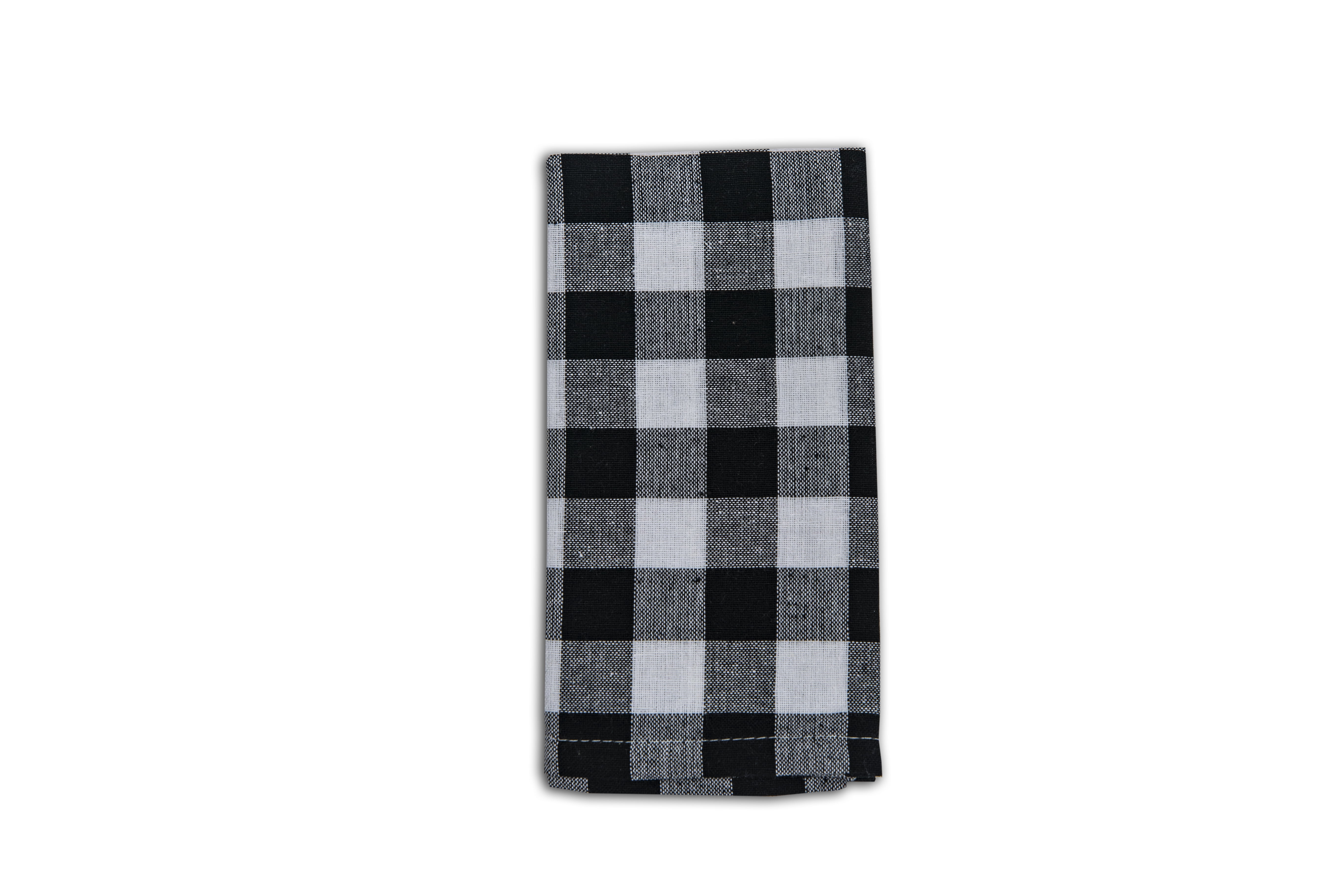 Buffalo Check Black 100% Cotton Napkin (Set of 4)
